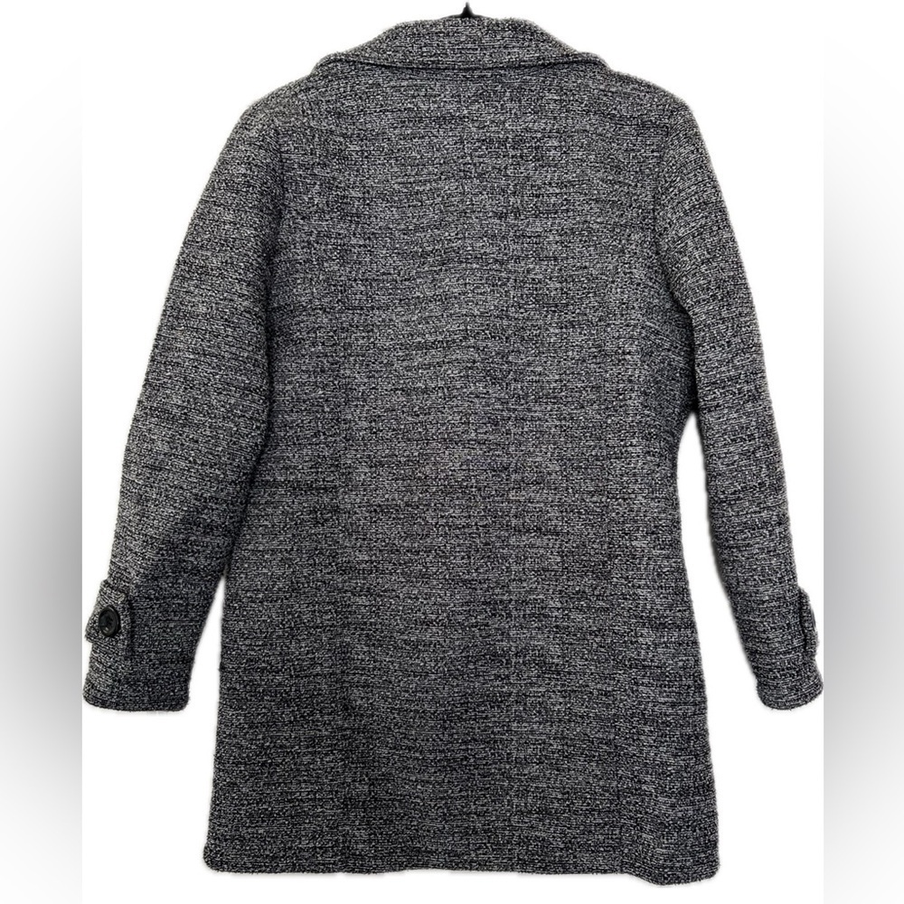 Italian Heather Gray Knit Peacoat Size OS - Picture 2 of 8
